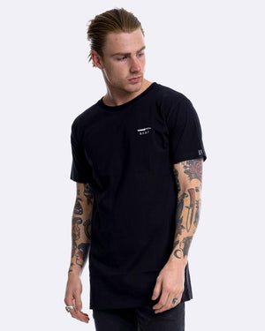 Switchblade Embroidery Tee - Black
