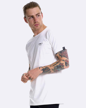 Switchblade Embroidery Tee - White