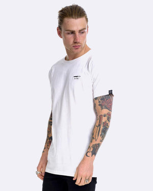 Switchblade Embroidery Tee - White