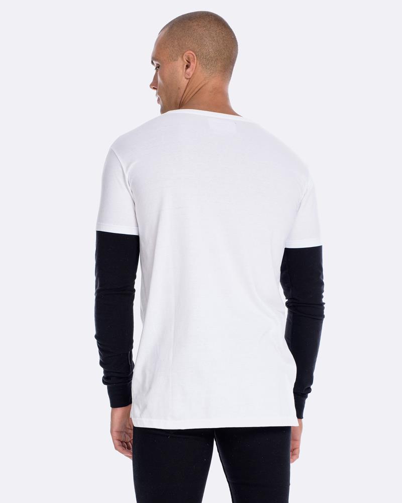 Worldwide Mock Long Sleeve - White