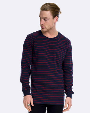 Superior Devoid Long Sleeve - Stripe Ox/Ink