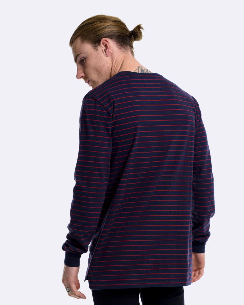 Superior Devoid Long Sleeve - Stripe Ox/Ink