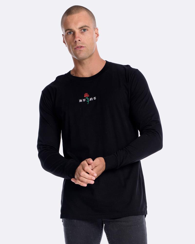 Barbed Rose Long Sleeve - Black