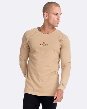 Barbed Rose Long Sleeve - Camel