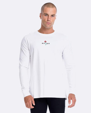 Barbed Rose Long Sleeve - White