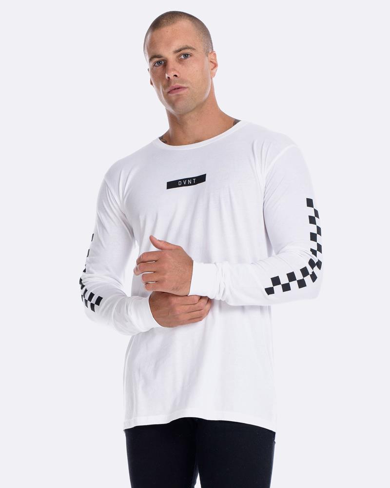 Checkmate Long Sleeve - White