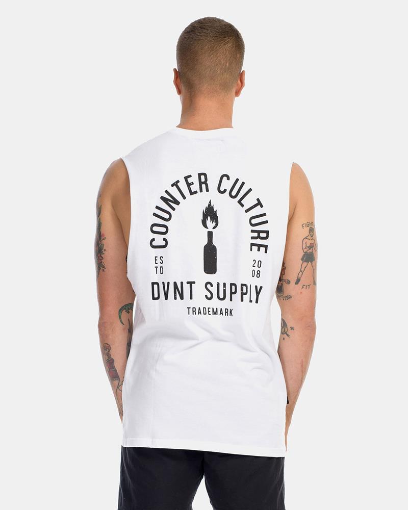 Molotov Tank - White