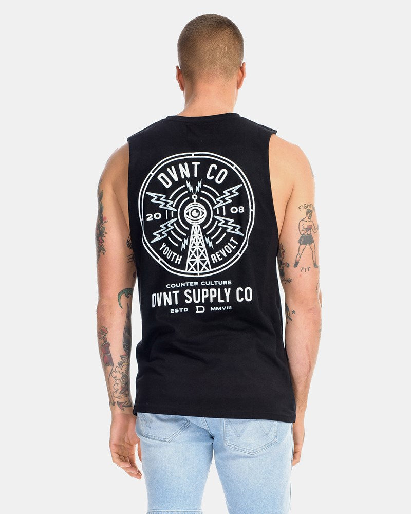 Radio Revolt Tank - Black