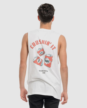 Crushin It Tank - White