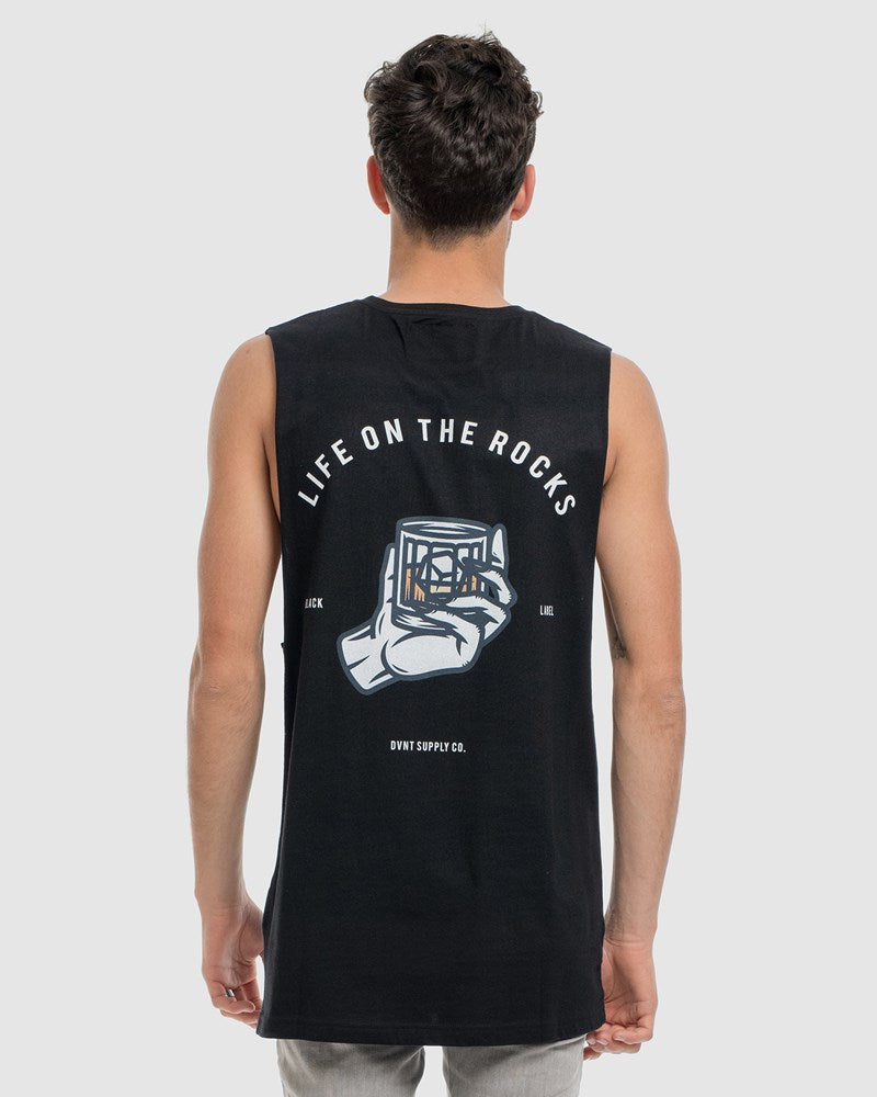 Life On The Rocks 2.0 Tank - Black