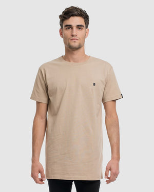 Classic Embroidery Tee - Camel
