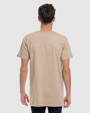 Classic Embroidery Tee - Camel