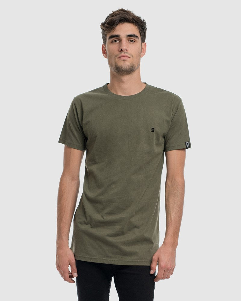 Classic Embroidery Tee - Olive