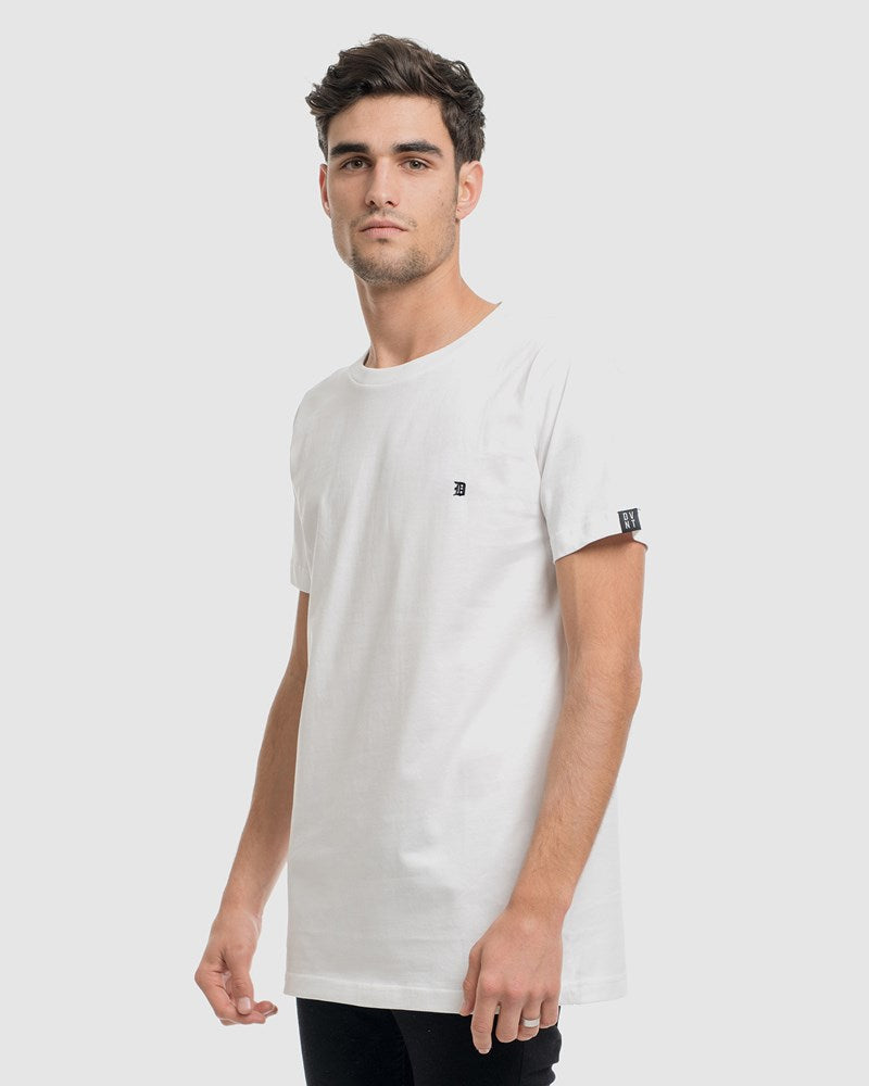Classic Embroidery Tee - White