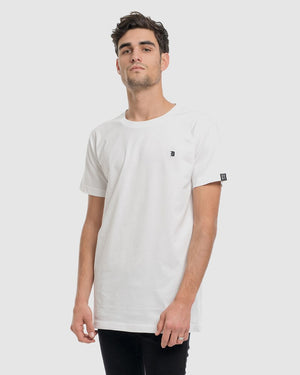 Classic Embroidery Tee - White
