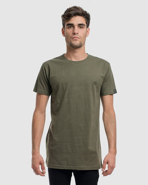 Anchor Embroidery Tee - Olive