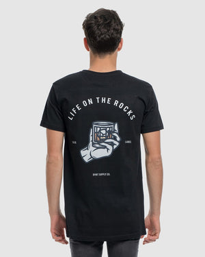 Life On The Rocks 2.0 Tee - Black