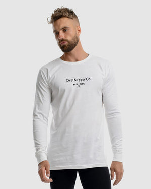 Scripture Embroidery Long Sleeve Tee