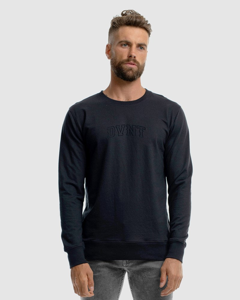Mono Jersey Embroidery Crewneck