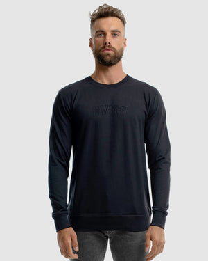 Mono Jersey Embroidery Crewneck