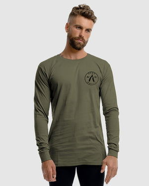 Cut Throat Crest Long Sleeve Tee