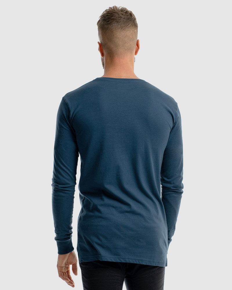 Classic Mono Embroidery Long Sleeve Tee