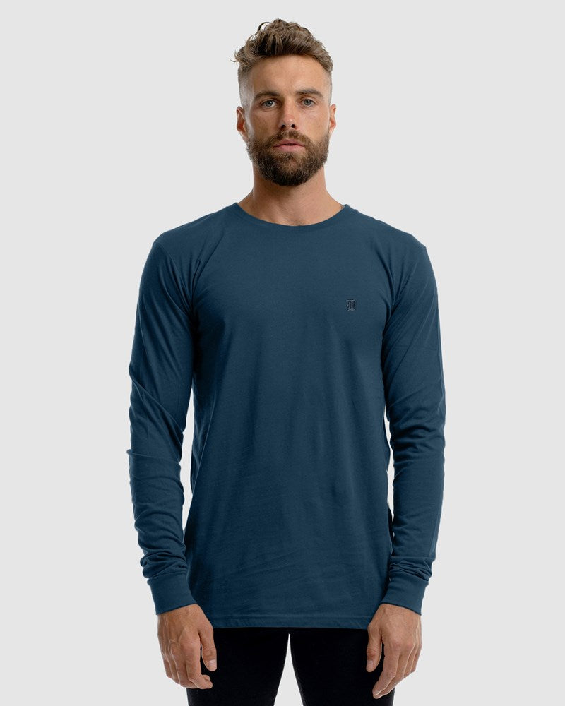 Classic Mono Embroidery Long Sleeve Tee