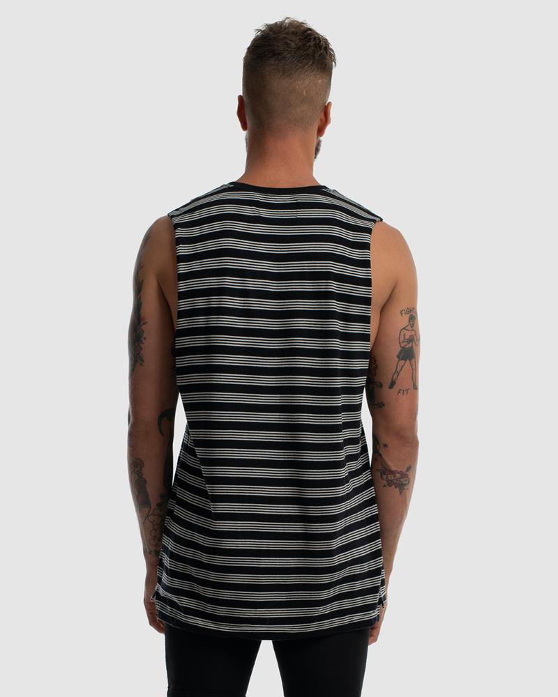 Superior Devoid Tank - Stripe Quad Black