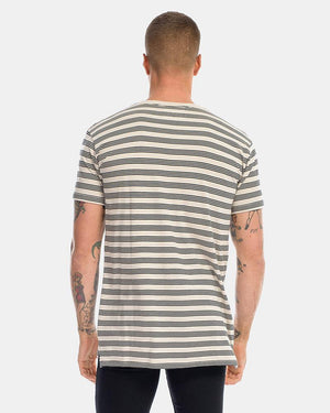 Superior Devoid Tee - Stripe Quad White