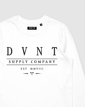 Deluxe Long Sleeve - White - Kids