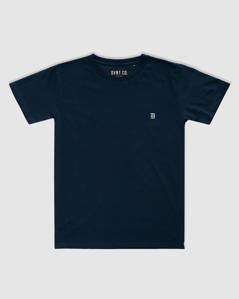 Classic Embroidery Tee - Ink - Kids
