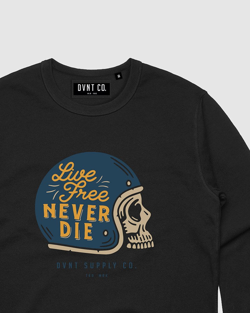 Live Free Crewneck - Kids