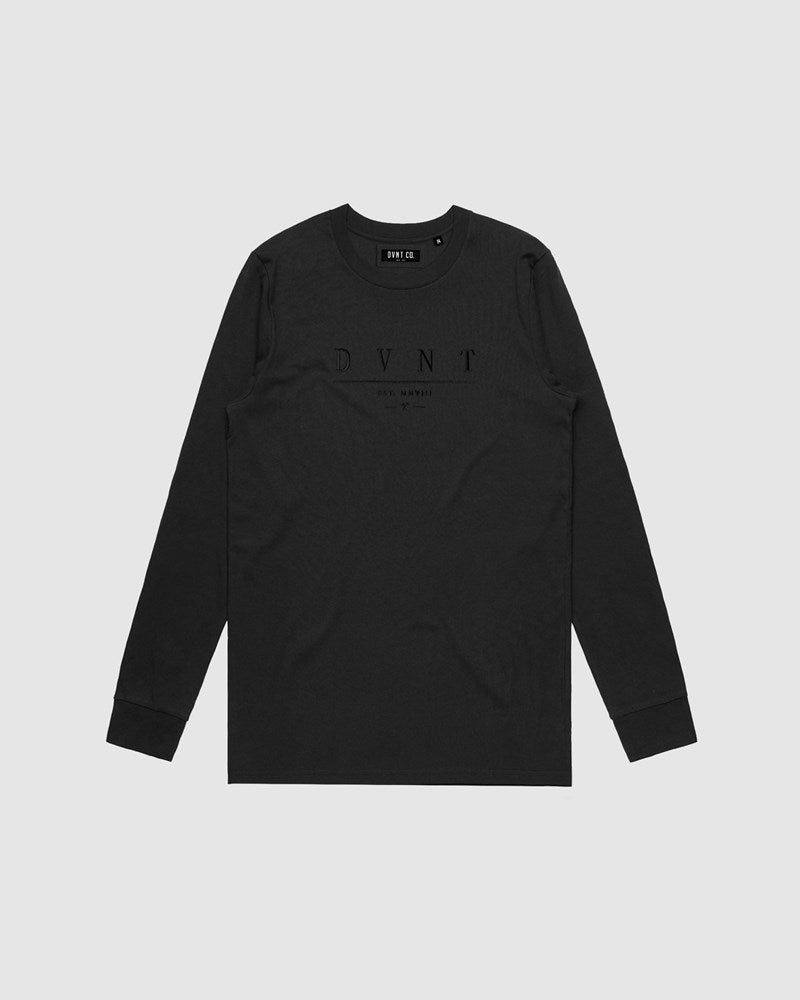 Deluxe Mono Embroidery Long Sleeve Tee - Kids