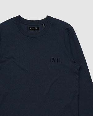 Drop Mono Embroidery Long Sleeve Tee - Kids