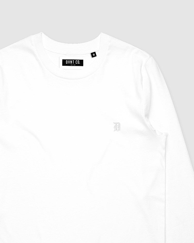 Classic Mono Embroidery Long Sleeve Tee - Kids