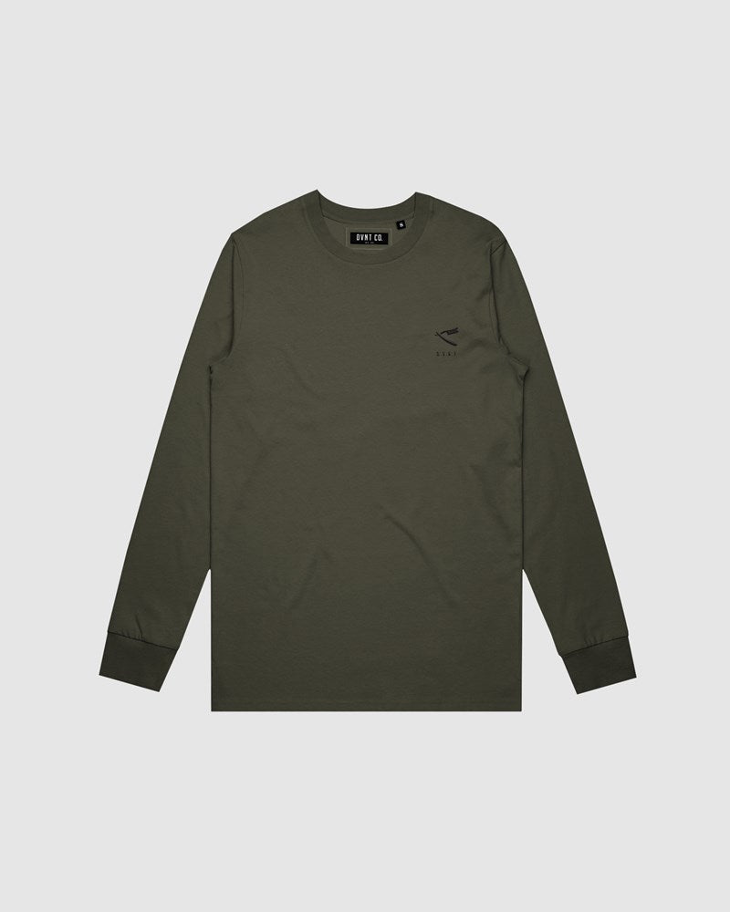 Cut Throat Embroidery Long Sleeve Tee - Kids