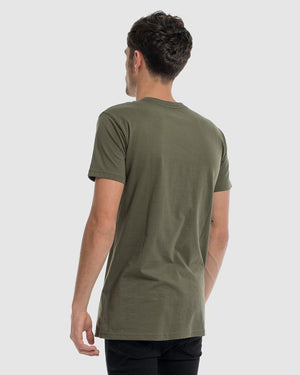 2-Pack Classic Embroidery Tee - Olive & Sports Grey