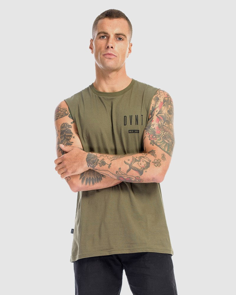 3-Pack Framed Tank - Camel, Olive & White