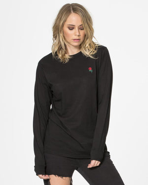 Autumn Rose Long Sleeve - Black