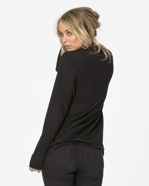 Autumn Rose Long Sleeve - Black