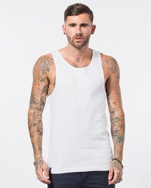 Devoid Premium Singlet - White