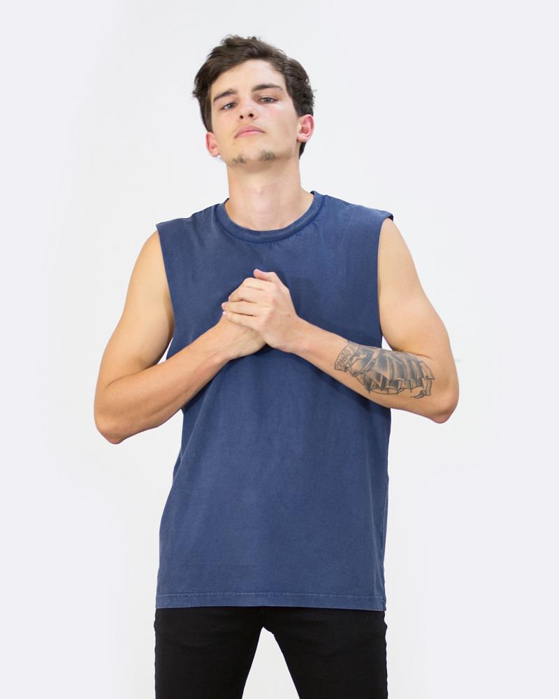 Devoid Premium Tank - Navy Wash