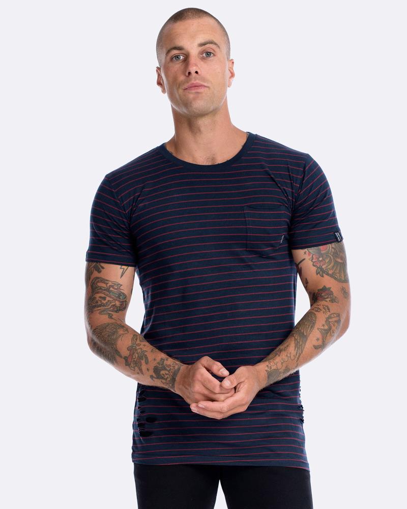Superior Devoid Tee -  Stripe Ink/Ox