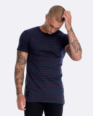 Superior Devoid Tee -  Stripe Ink/Ox