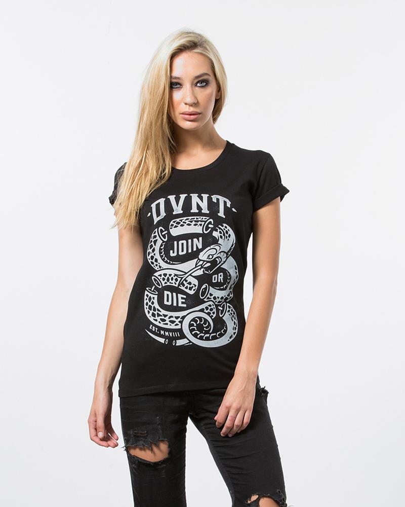 Join Or Die Tee - Black