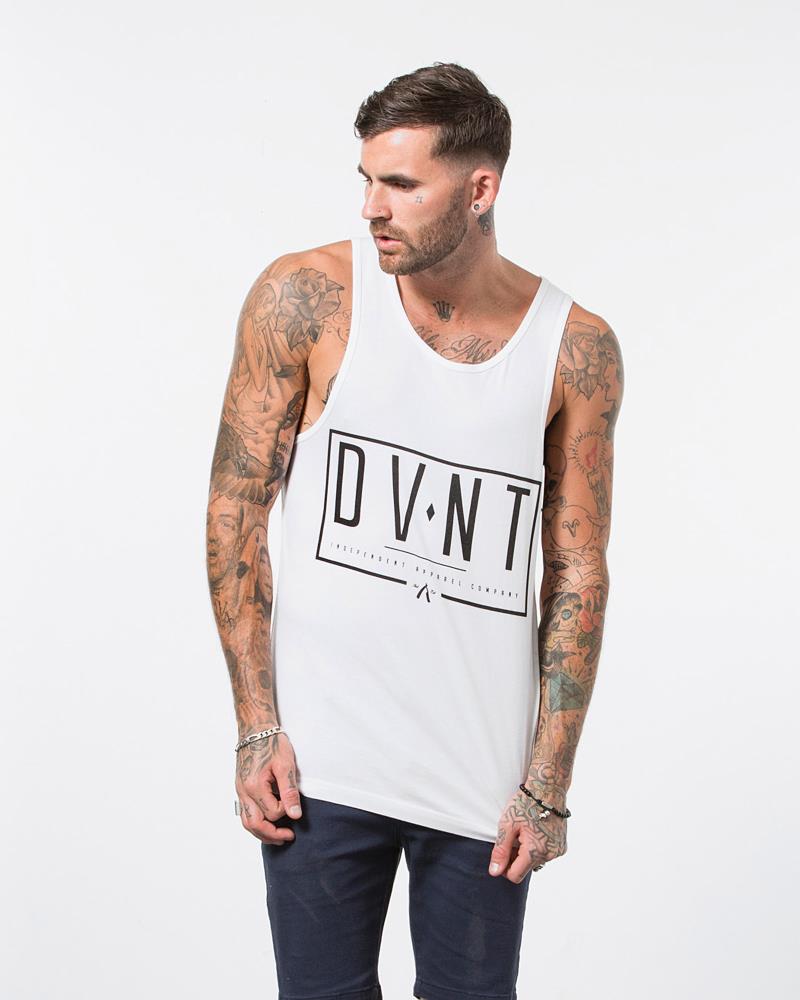 Esquire Singlet - White