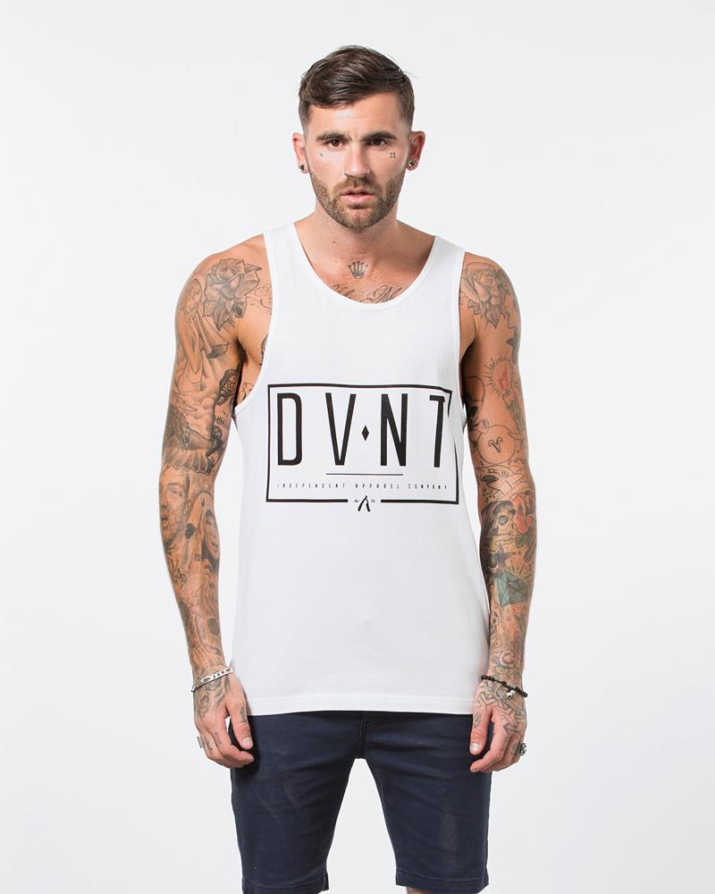 Esquire Singlet - White