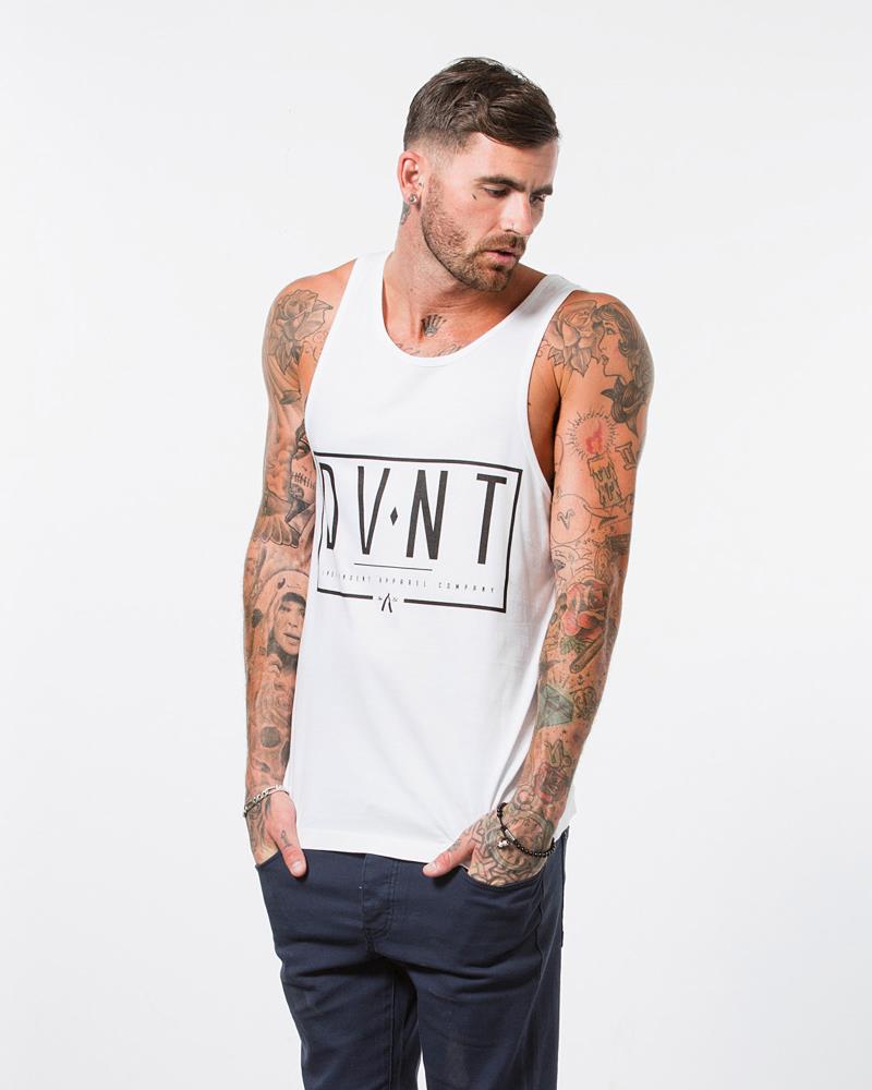 Esquire Singlet - White