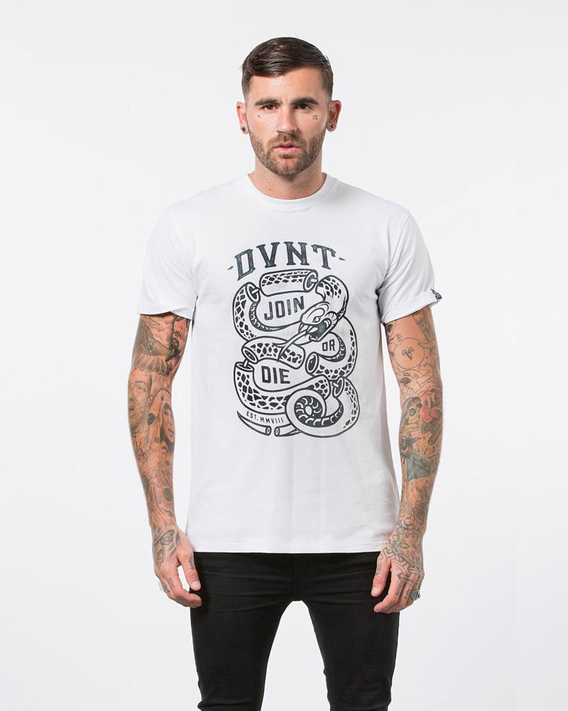 Join Or Die Tee - White
