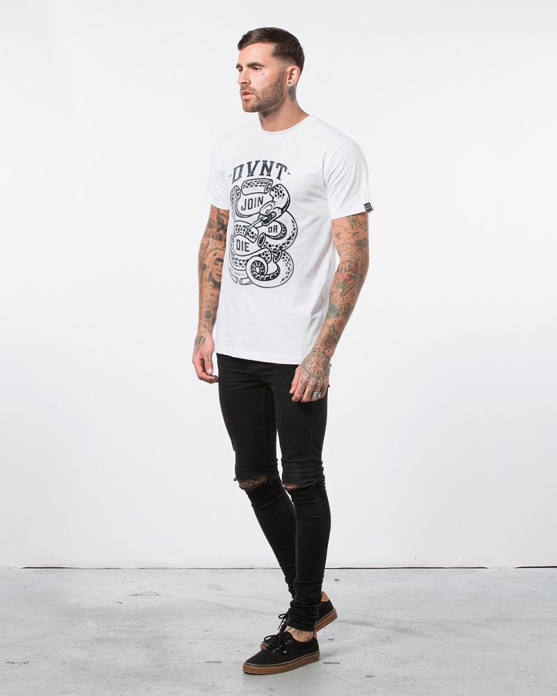 Join Or Die Tee - White